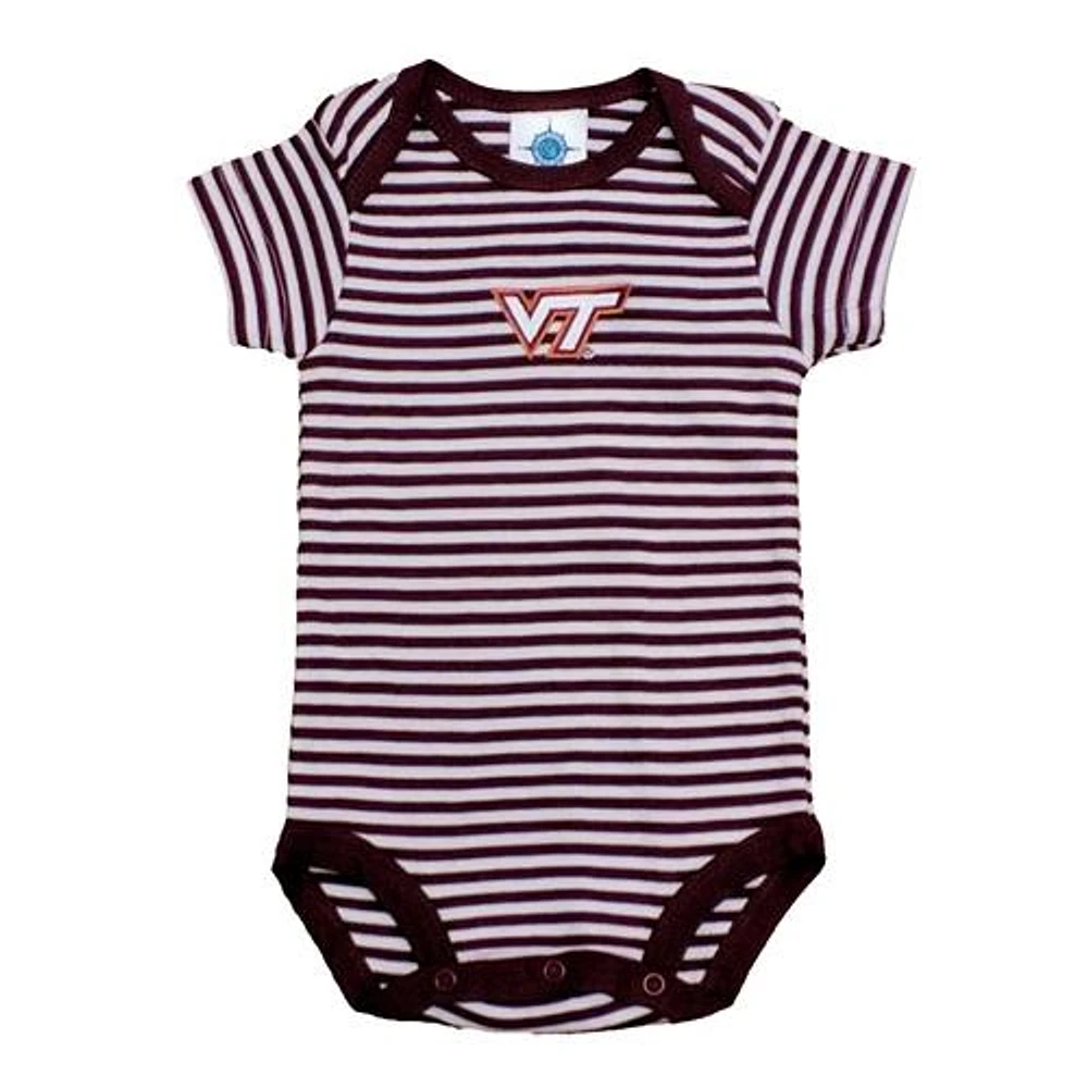 Virginia Tech Infant Striped Bodysuit