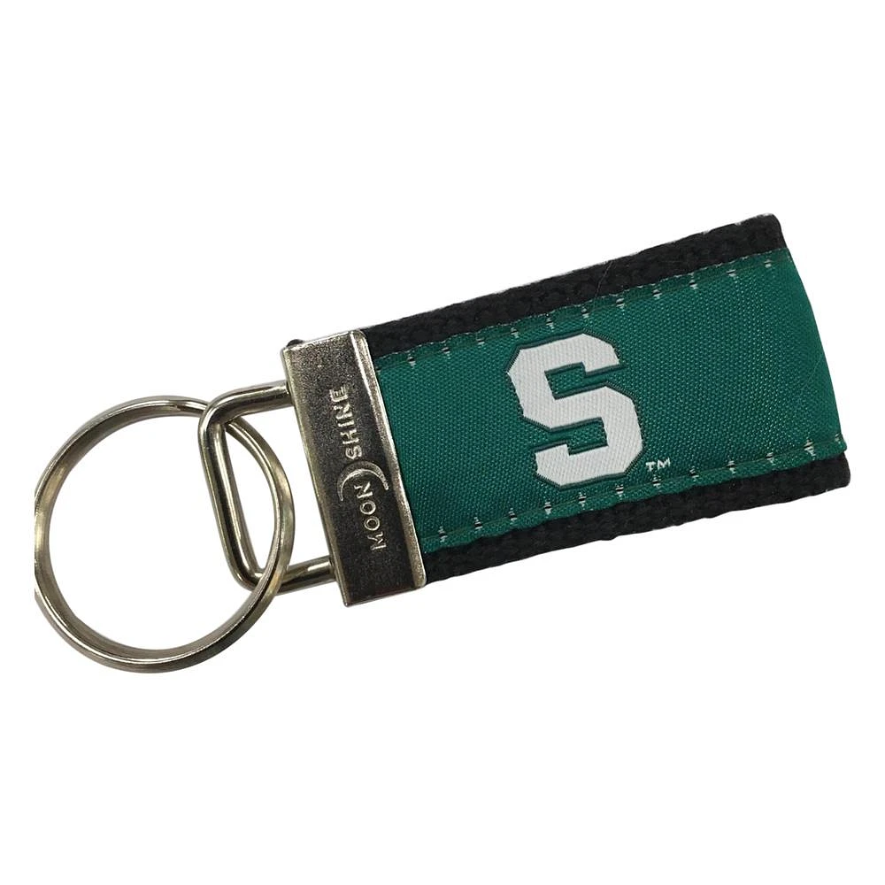 Michigan State Ribbon Key Chain