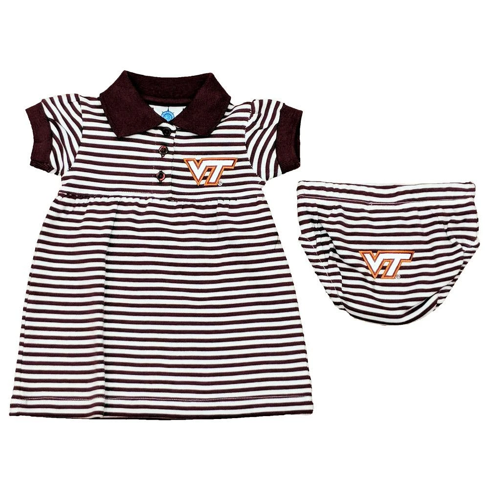 Virginia Tech Infant Striped Gameday Dress With Bloomer