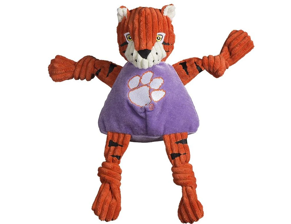 Clemson Tiger Large Plush Knottie Dog Toy