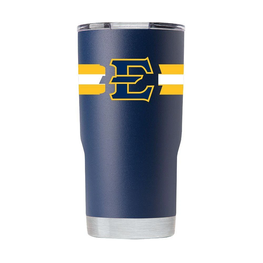 ETSU Gametime Sidekick 20 Oz Striped Tumbler With Lid