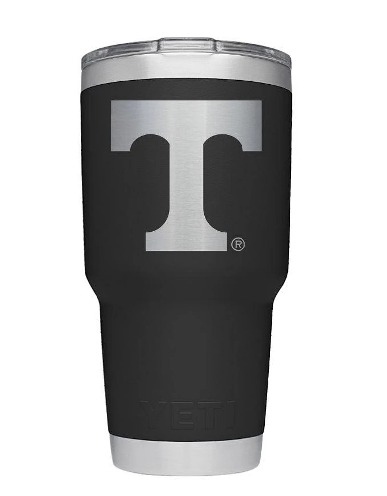 Tennessee Yeti 30 Oz Black Powder Coated Rambler