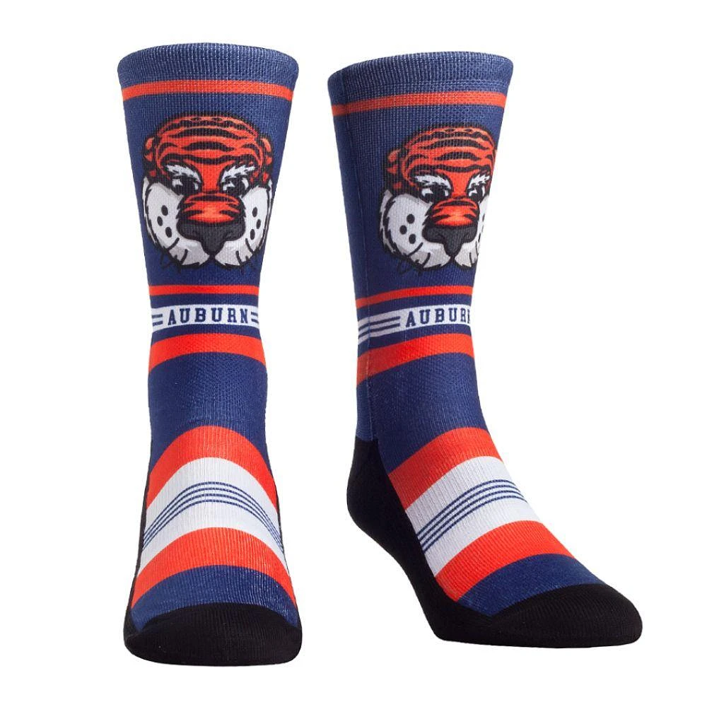 Auburn Rock 'Em Mascot Single Face Socks