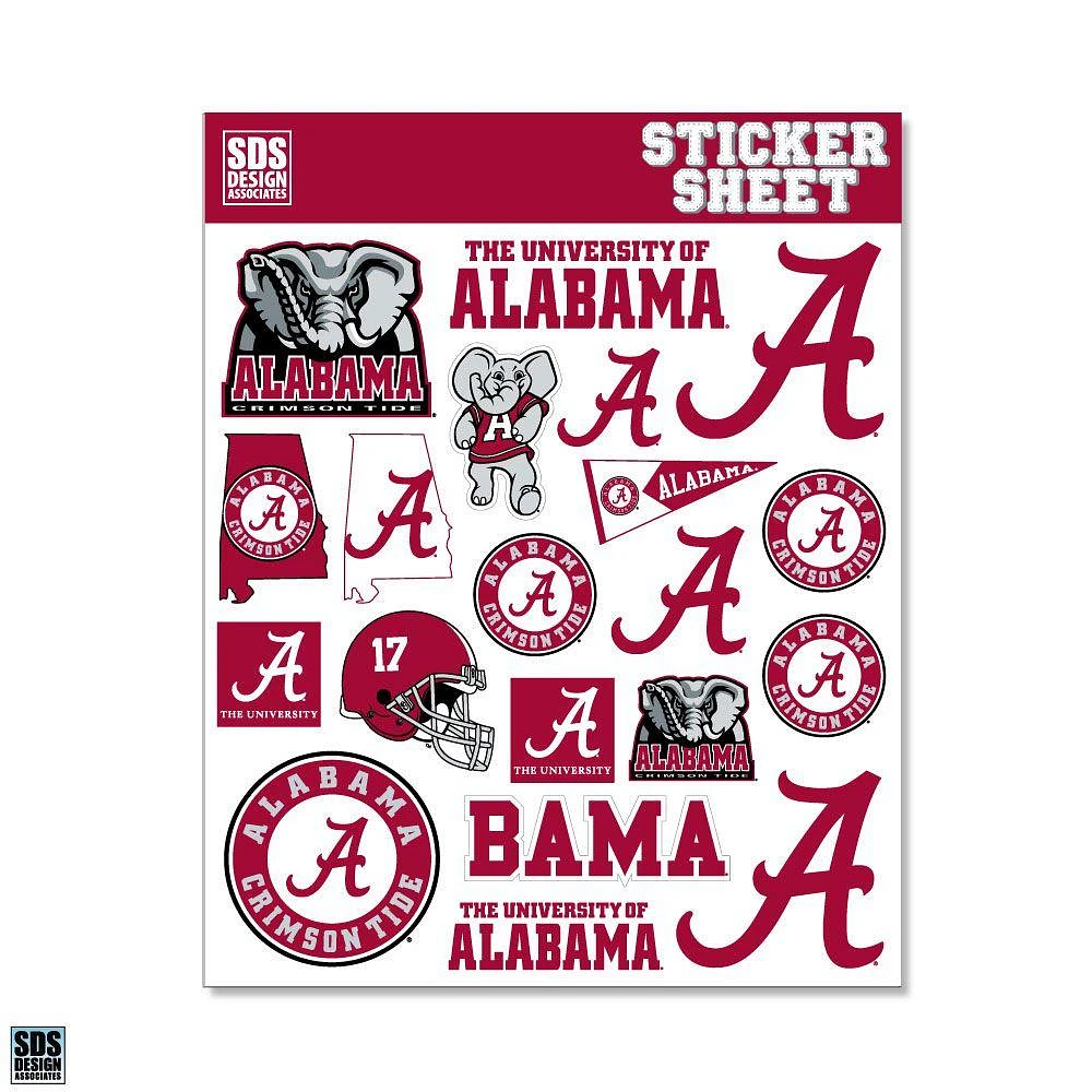 Alabama Standard Sticker Sheet