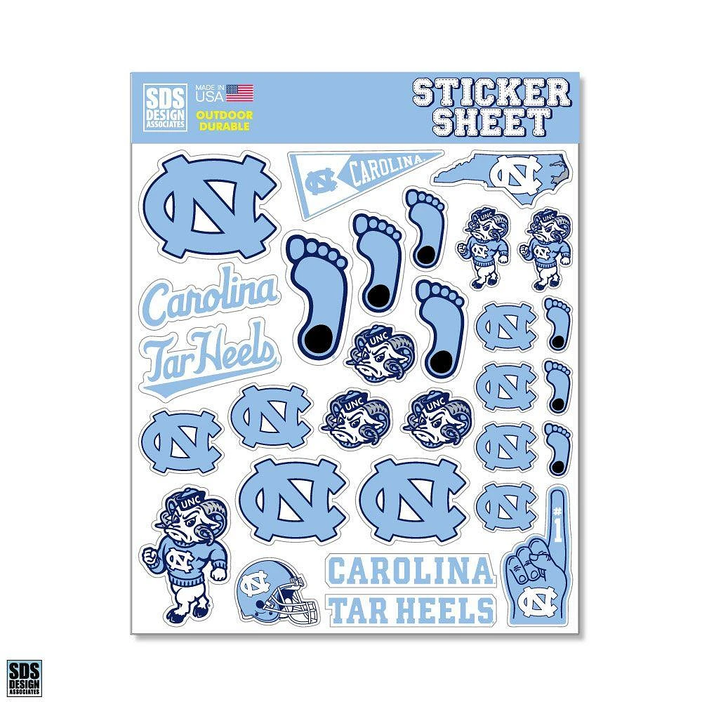 UNC Standard Sticker Sheet