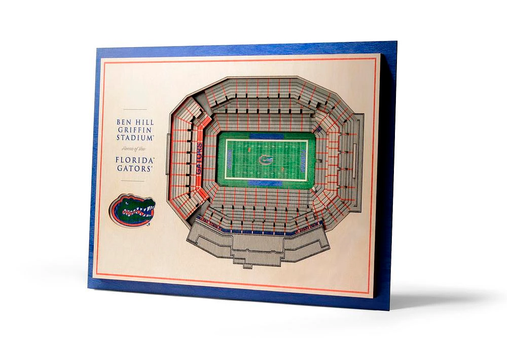 Florida 5 Layer Stadium View 3D Wall Art