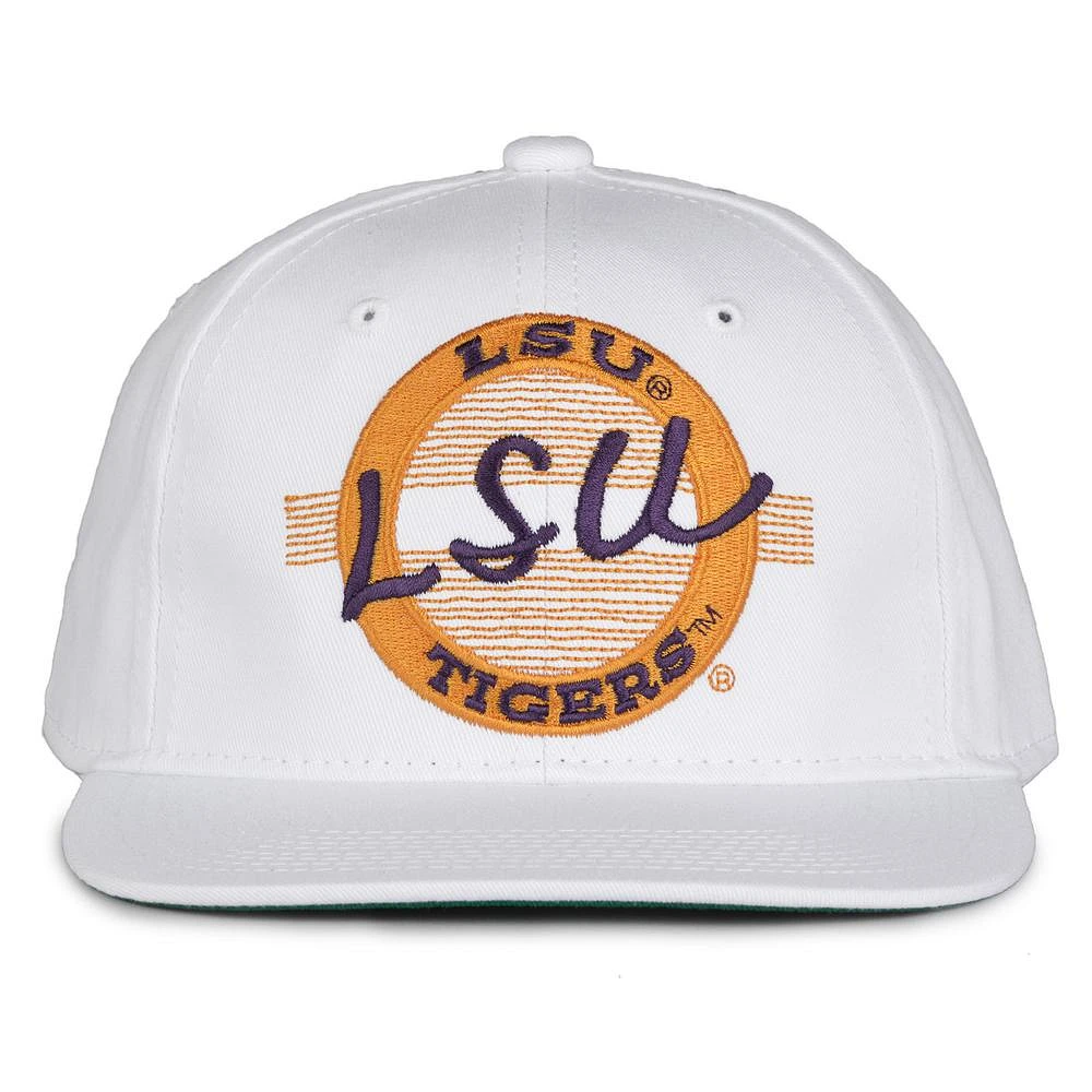 LSU Retro Circle Adjustable Flatbill Hat