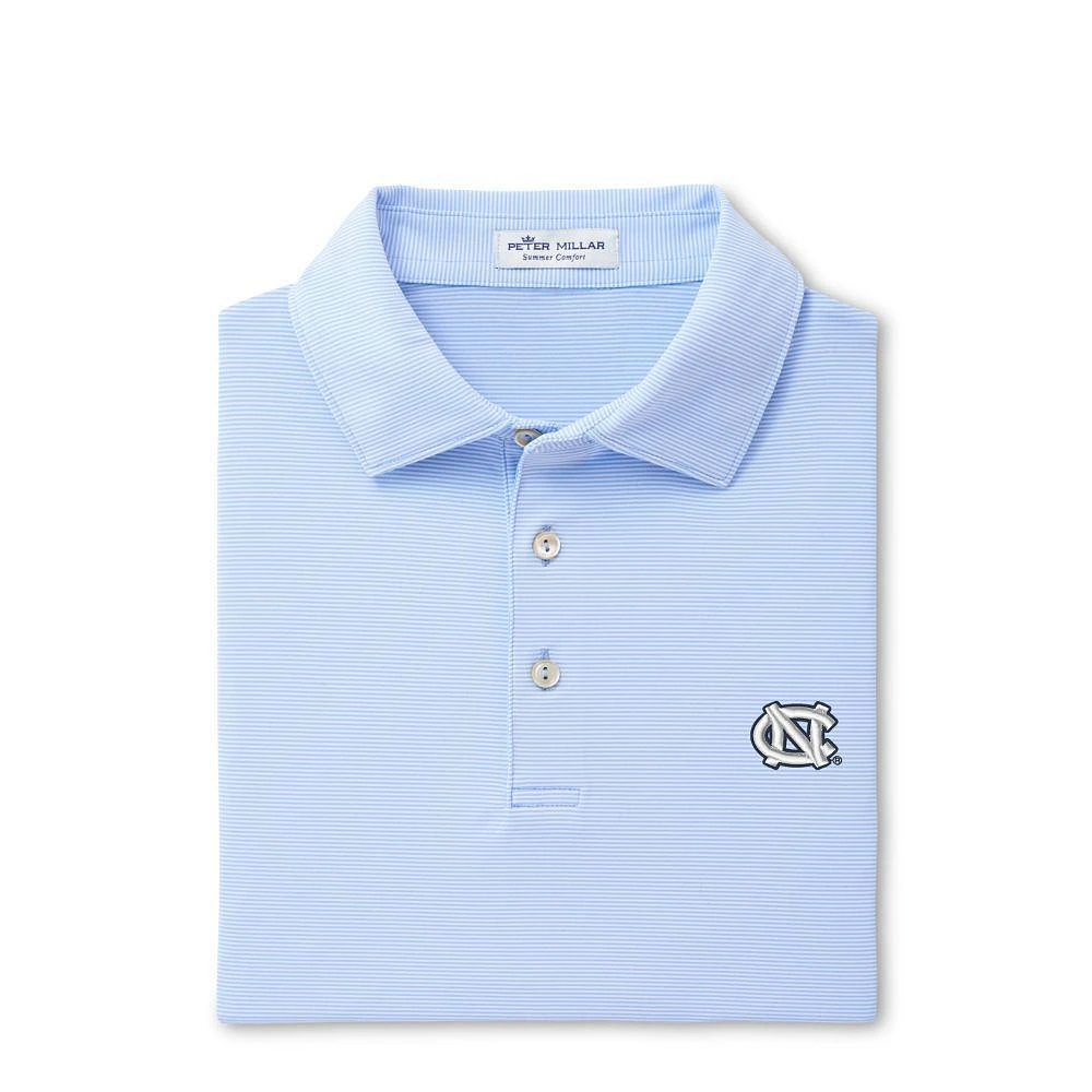 UNC Men's Peter Millar Jubilee Stripe Jersey Polo