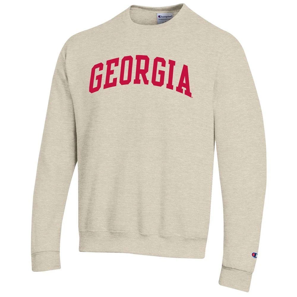 Georgia Champion Arch Logo Fleece Crew