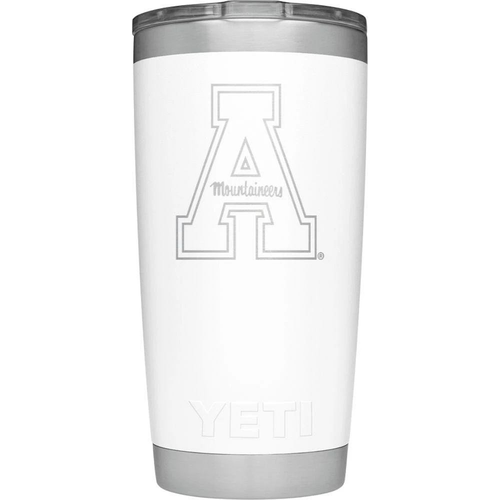 Appalachian State Yeti 20 oz White A Rambler