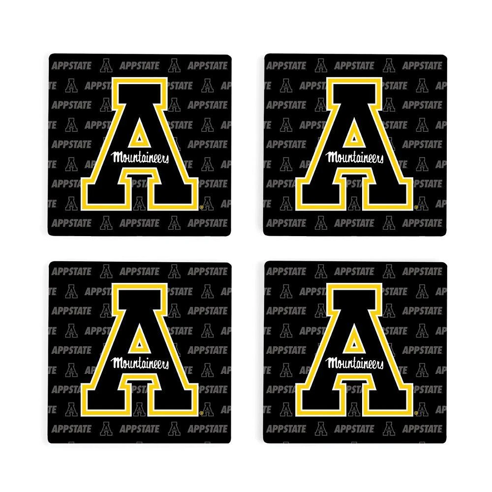 Appalachian State 4pk Primary Repeat Logo Coaster