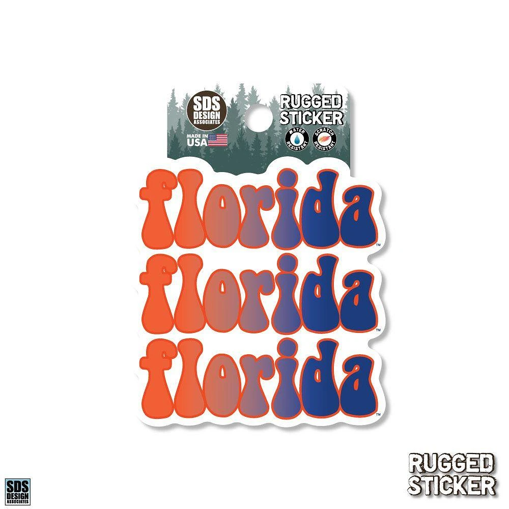 Florida Seasons Design Retro Fade School 3.25