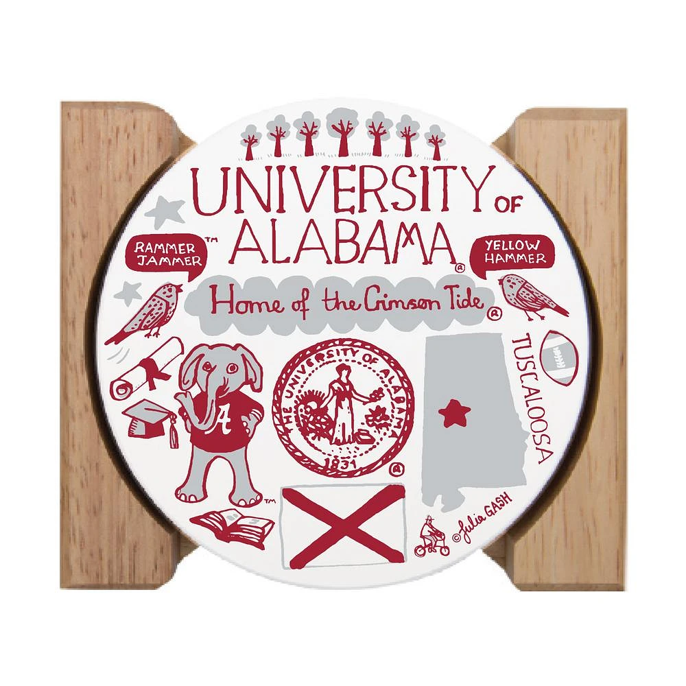 Alabama Julia Gash Drink Coasters (4 Pack)