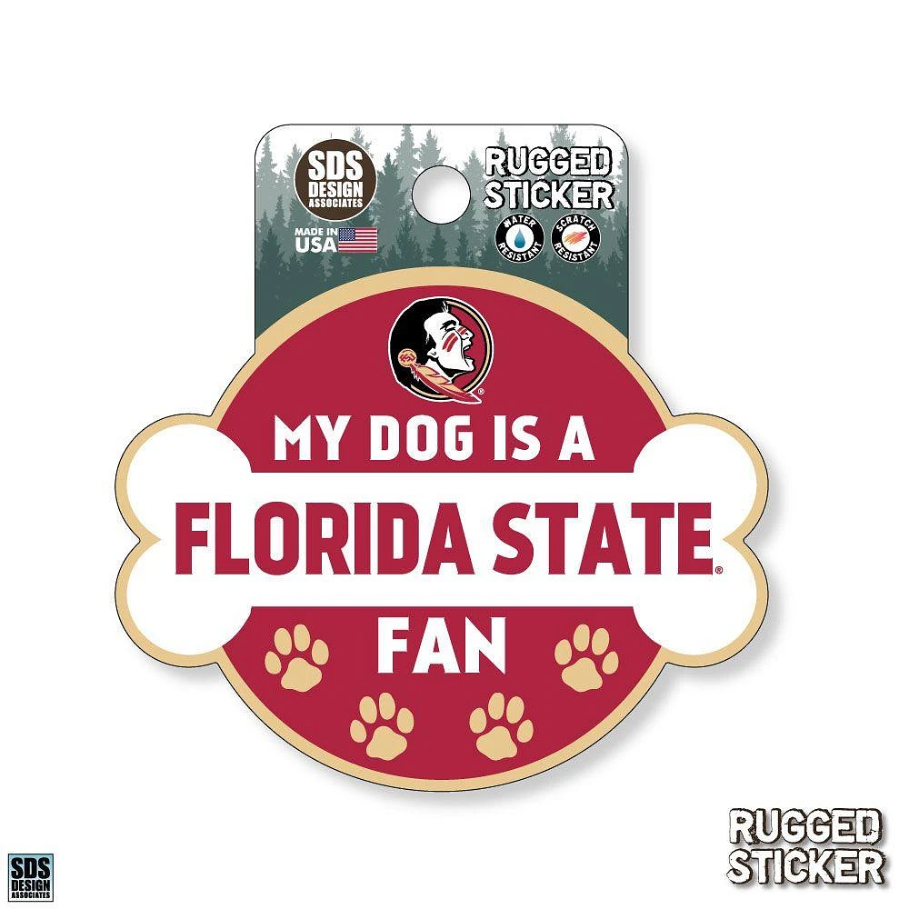 Florida State Seasons Design My Dog is a Fan 3.25
