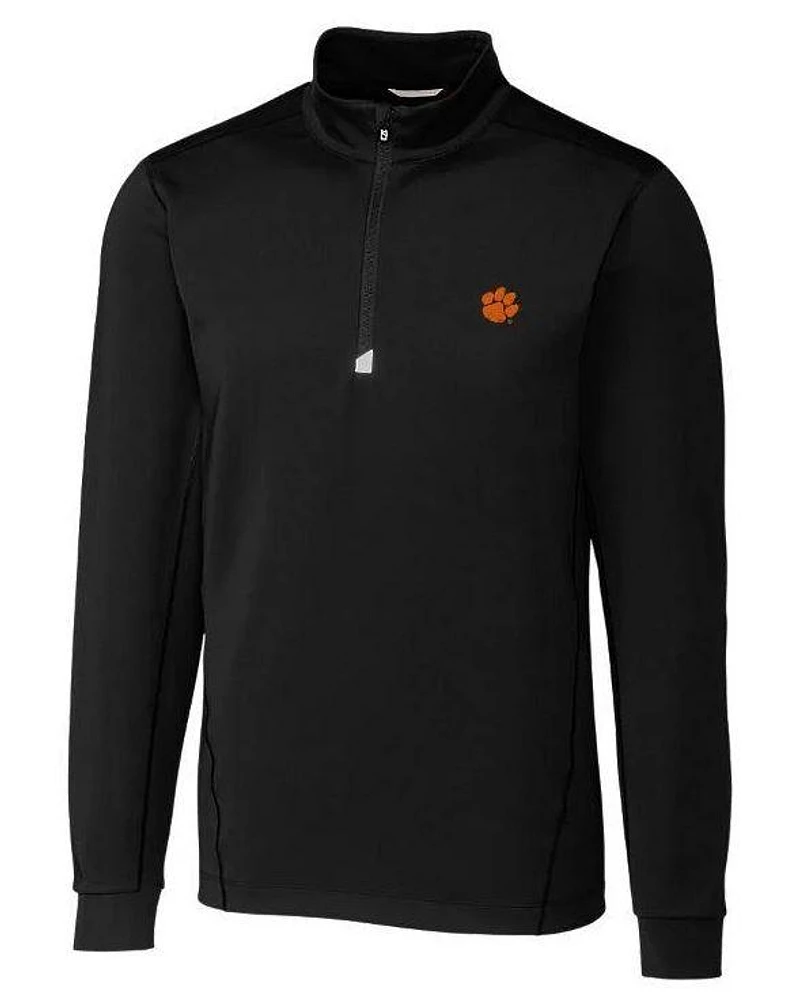 Clemson Cutter & Buck Big Tall Traverse Half Zip Pullover
