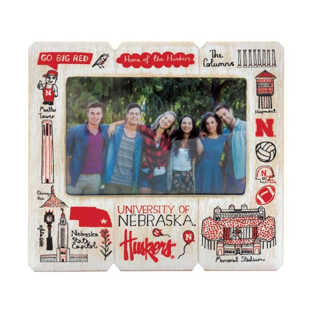 Nebraska Julia Gash 4 X 6 Distressed Frame