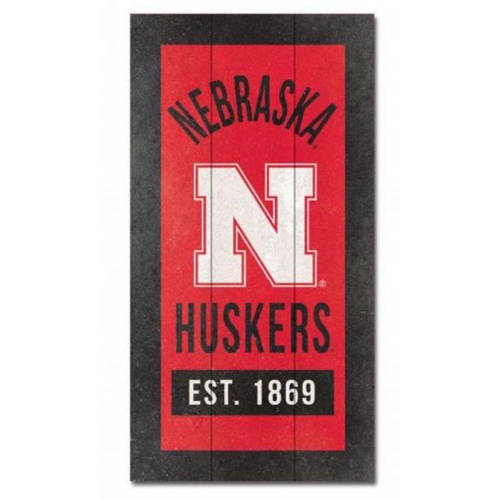 Nebraska 11 X 20 inch Wood Plank Sign