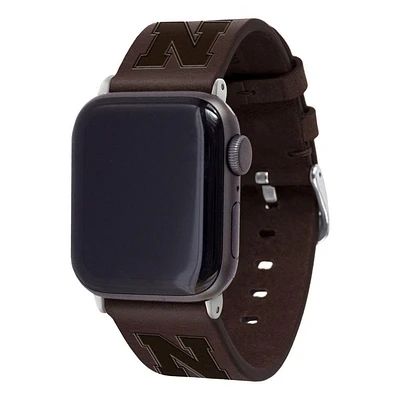 Nebraska Apple Watch Leather Watch Band 38/40 MM