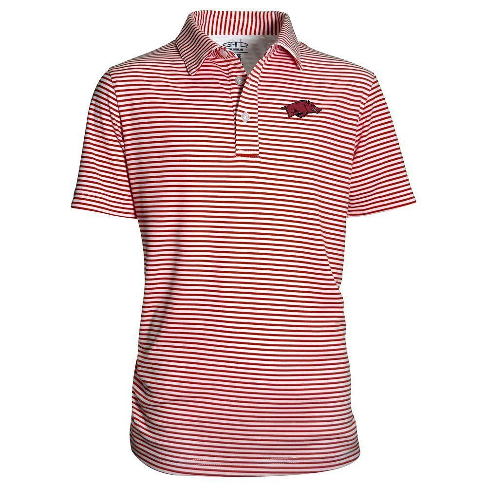Arkansas Garb Toddler Stripe Polo