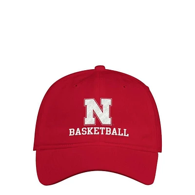 Nebraska Adidas Basketball Adjustable Hat