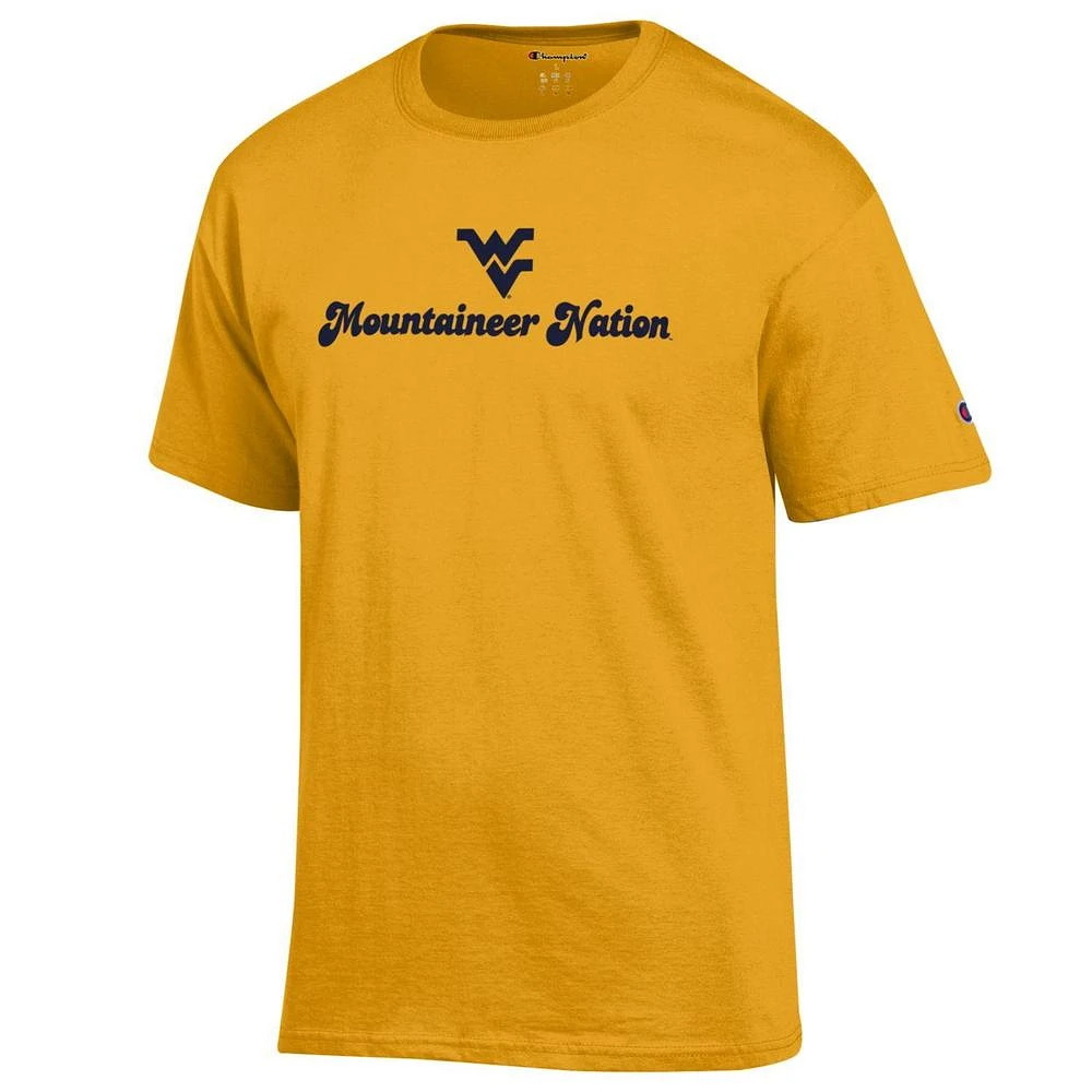 West Virginia Champion Women's Script Mountaineers Nation Tee