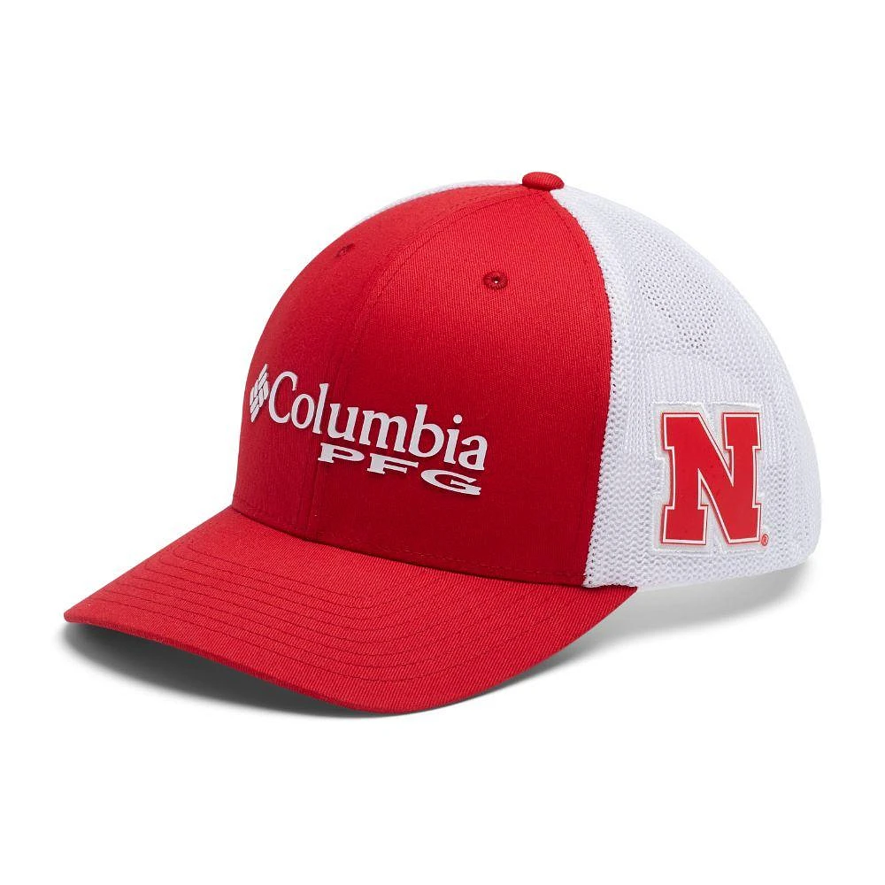 Nebraska Columbia PFG Mesh Snapback Hat
