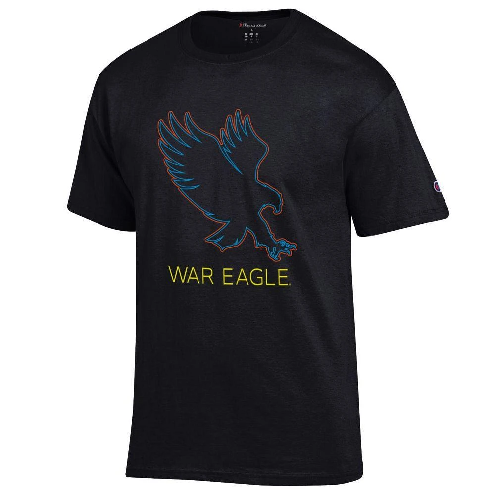 Auburn Champion Neon War Eagle Tee