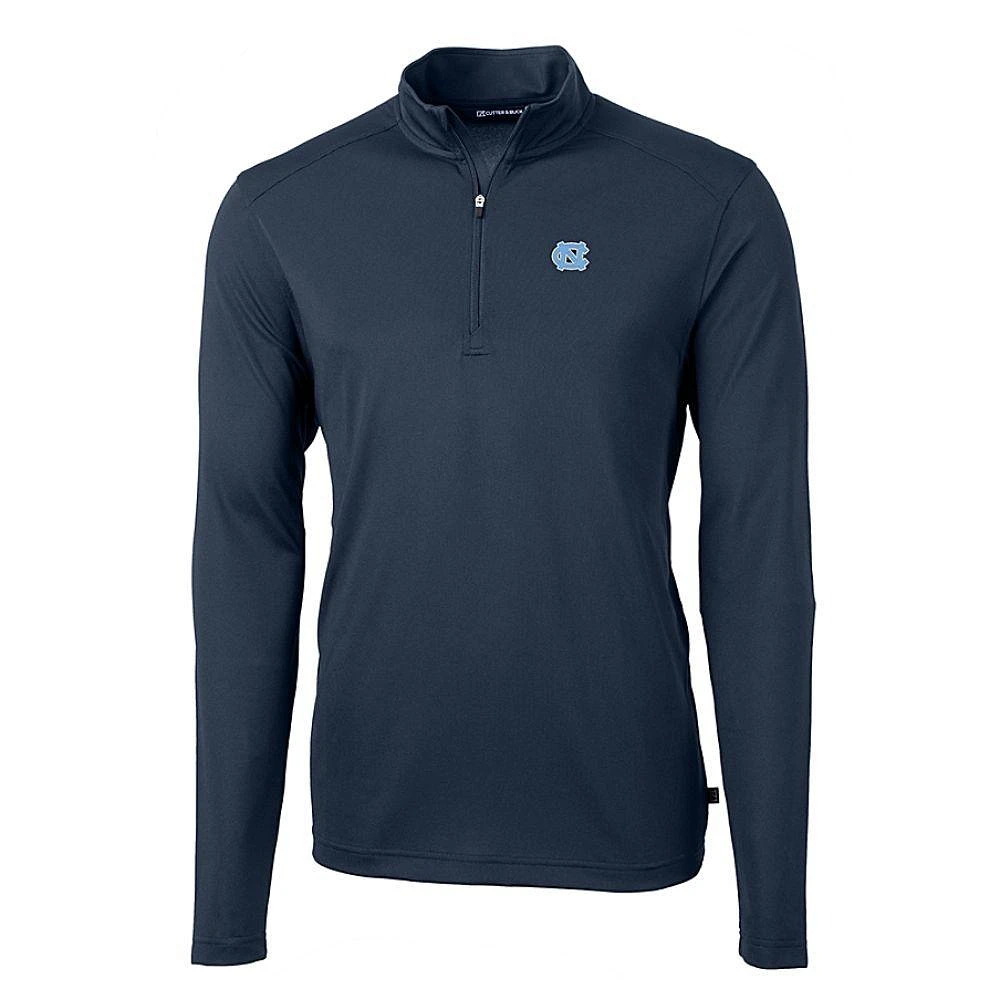 UNC Cutter & Buck Virtue Eco Pique Quarter Zip