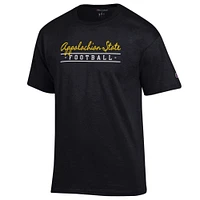Appalachian State Champion Women's Script Bar Football Tee