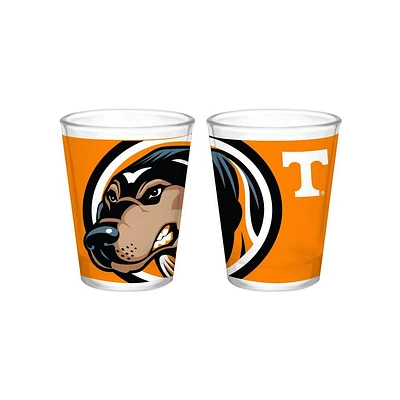Tennessee 2 Oz Sublimated Side by Side Logo Shot Glass
