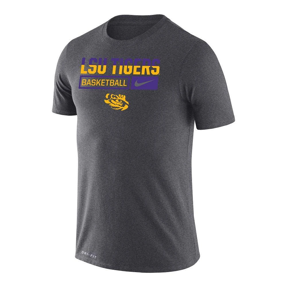LSU Nike Men's Dri-Fit Legend Short Sleeve Basketball Tee