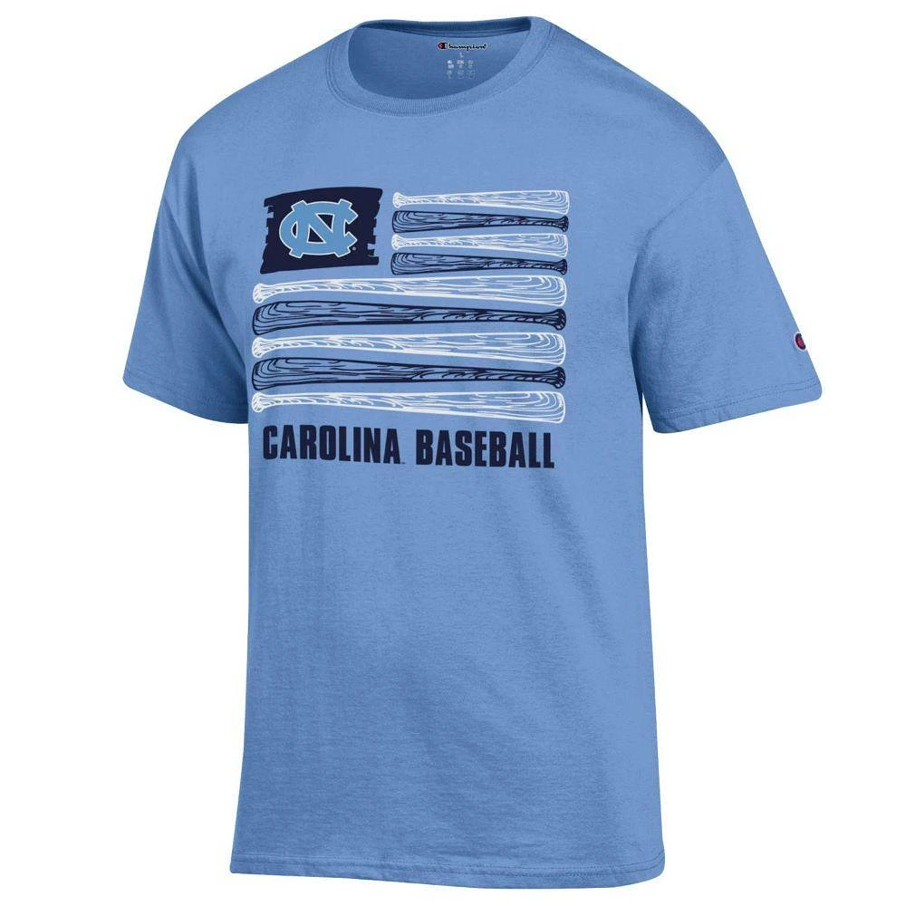 UNC Champion Baseball Flag Tee