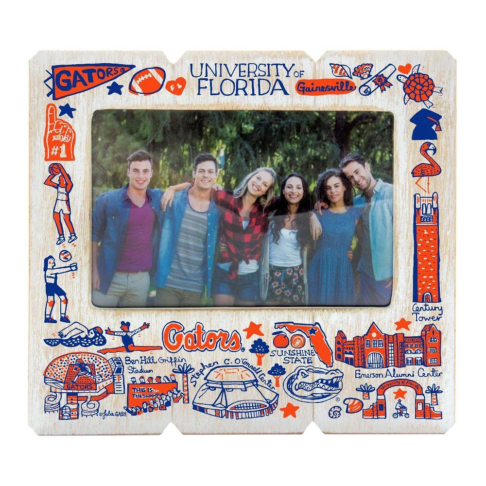 Florida Julia Gash 4 X 6 Distressed Frame