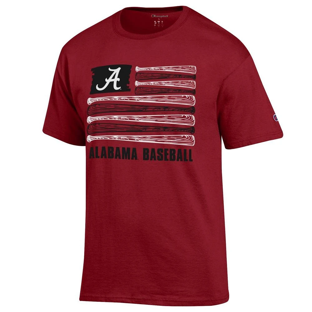 Alabama Champion Men's Baseball Flag Tee