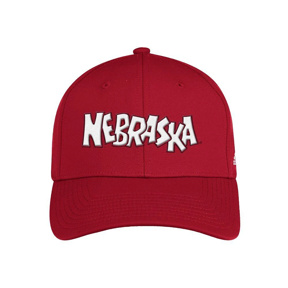 Nebraska Adidas Stretch Fit Hat
