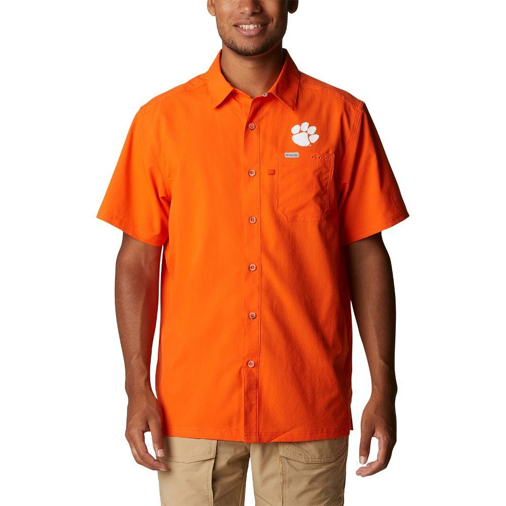 Clemson Columbia Slack Tide Camp Shirt