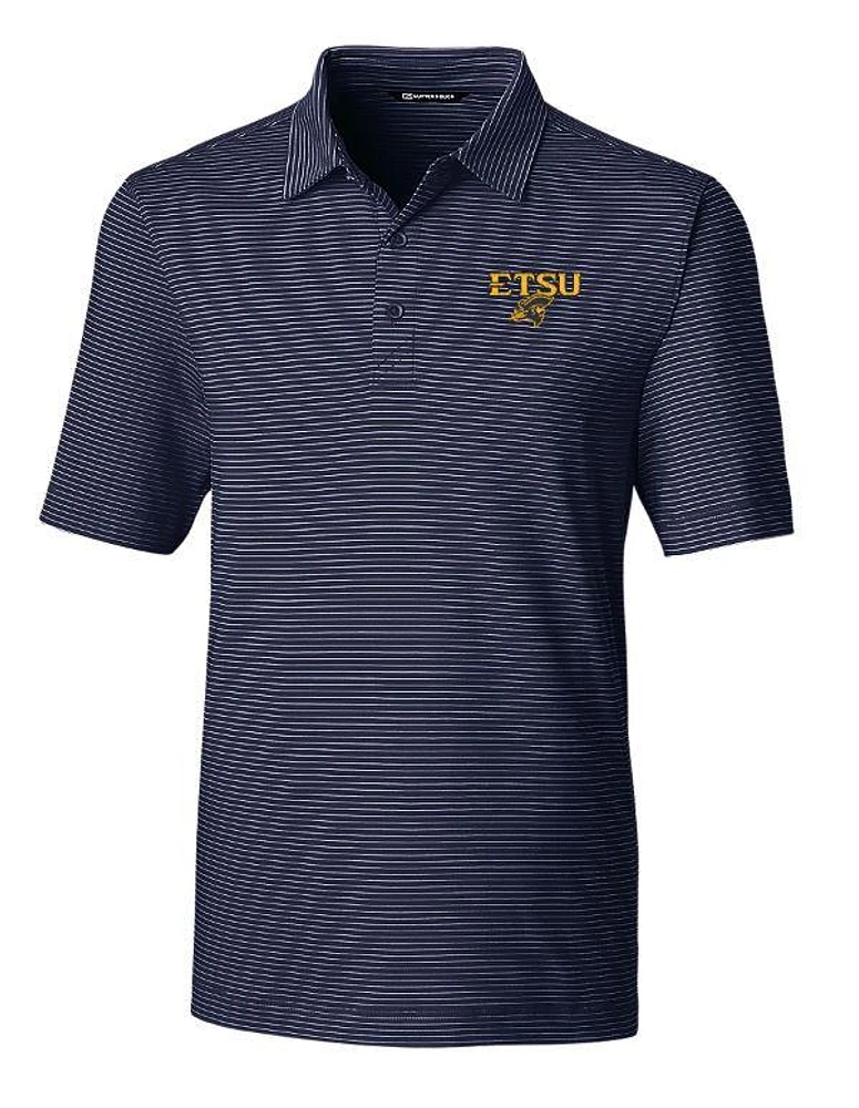 ETSU Cutter & Buck Big Tall Forge Pencil Stripe Polo