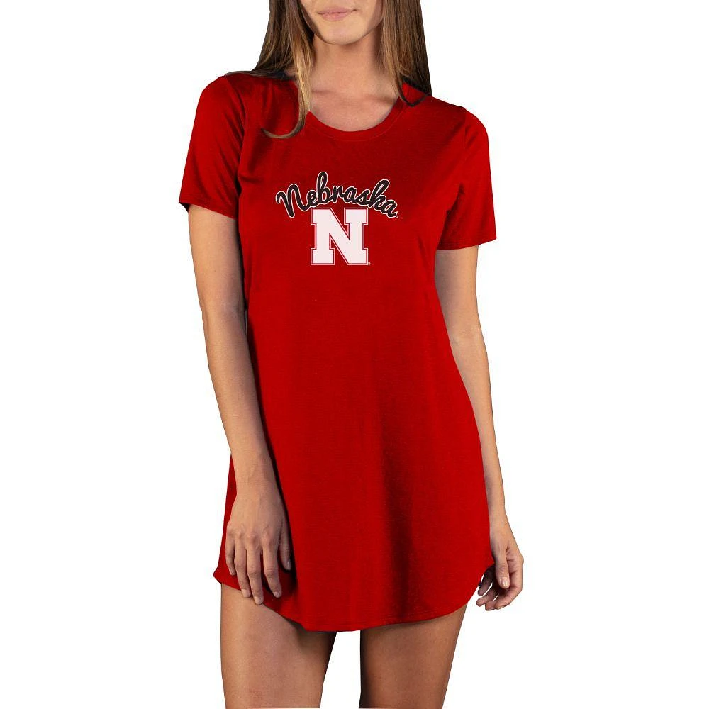 Nebraska College Concepts Women's Marathon Nightshirt