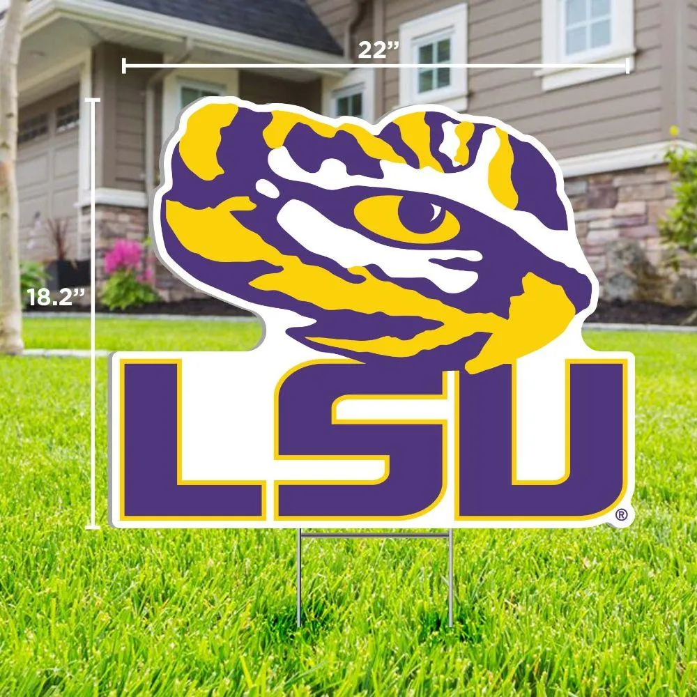 LSU Logo Lawn Sign