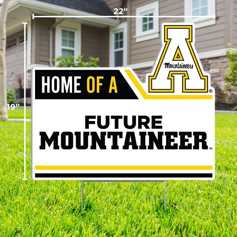Appalachian State Future Mountaineer Lawn Sign