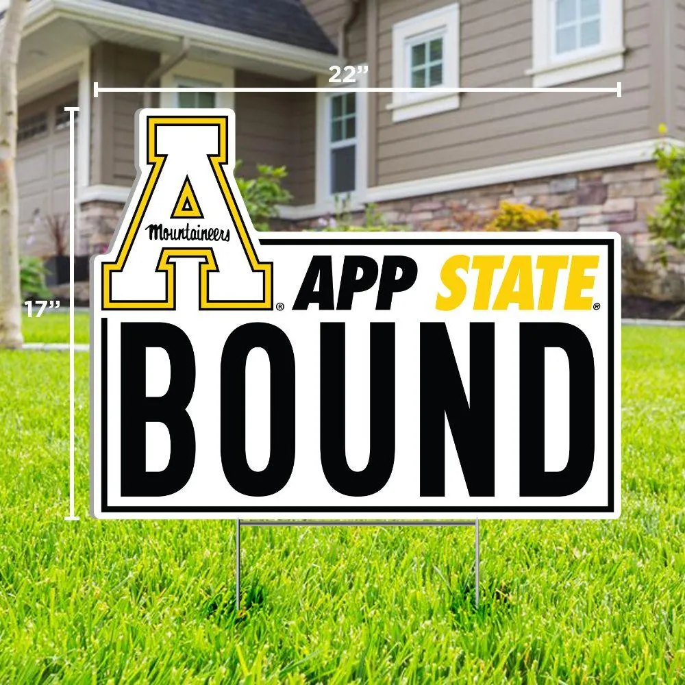 Appalachian State Bound Lawn Sign