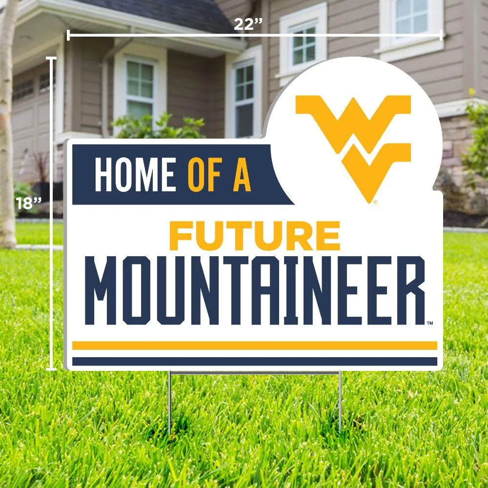 West Virginia Future Mountaineer Lawn Sign