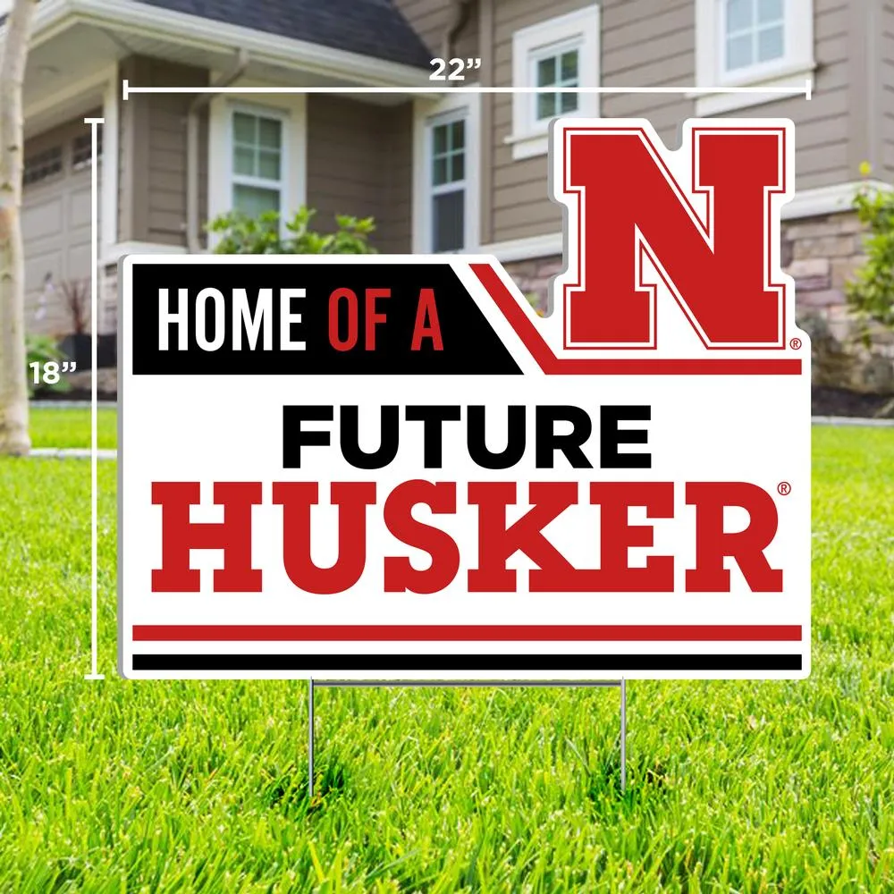 Nebraska Future Husker Lawn Sign