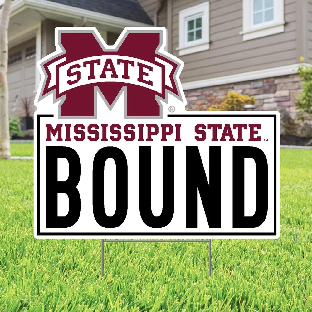 Mississippi State Bound Lawn Sign