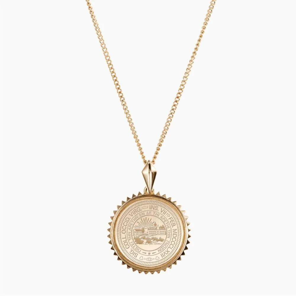 West Virginia Kyle Cavan Sunburst Necklace