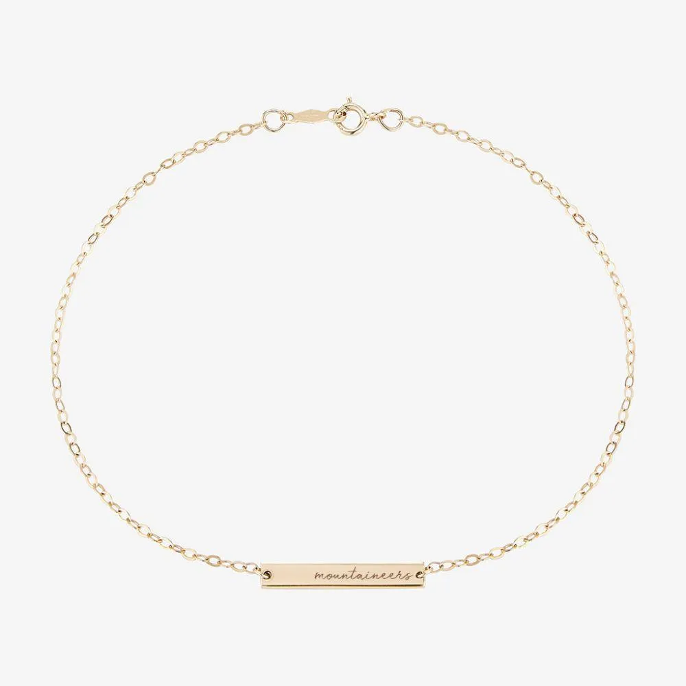 West Virginia Kyle Cavan Mountaineers Bracelet