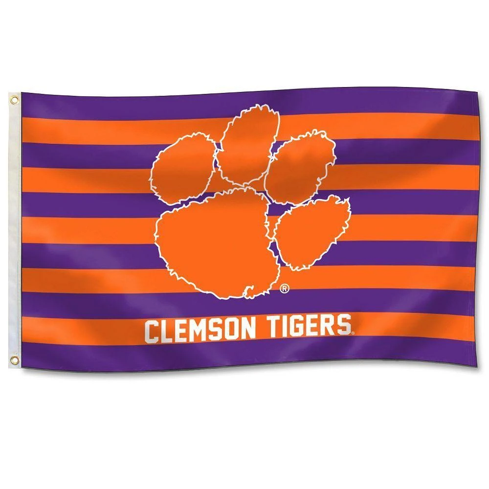 Clemson 3' x 5' Paw House Flag