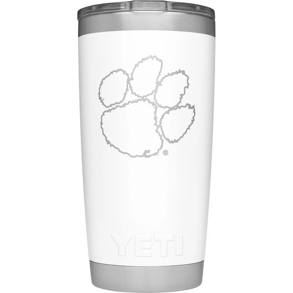 Clemson Yeti Powder Coated 20oz Tumbler