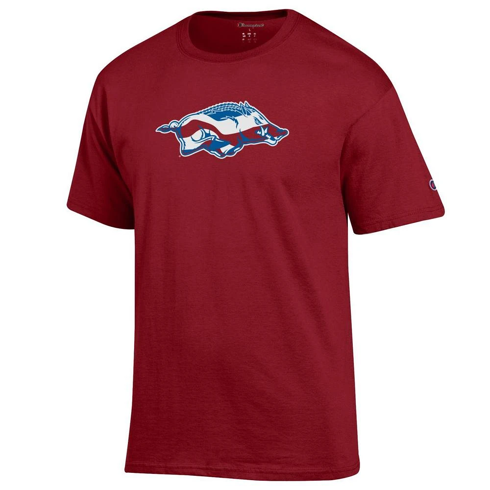 Arkansas Champion Flag Fill Americana Logo Tee