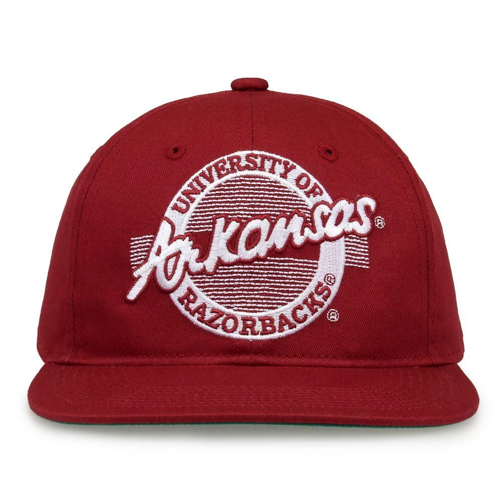 Arkansas The Game Retro Circle Adjustable Hat
